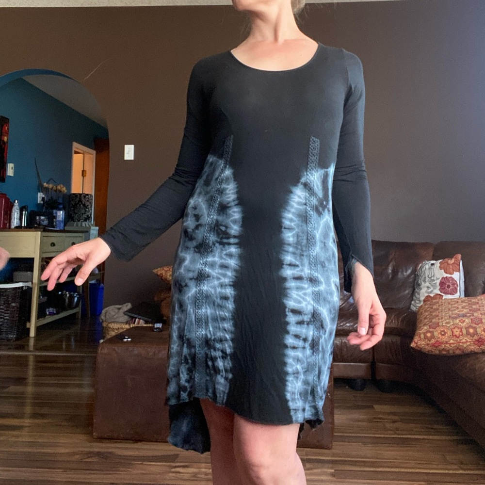 Earthbound Tie-Dye Hi-Lo Dress